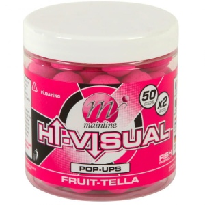 Kulki proteinowe Mainline Hi-Visual Pop-Ups / Pink Fruit-Tella / ∅ 15 mm / 250 ml / *M13002*