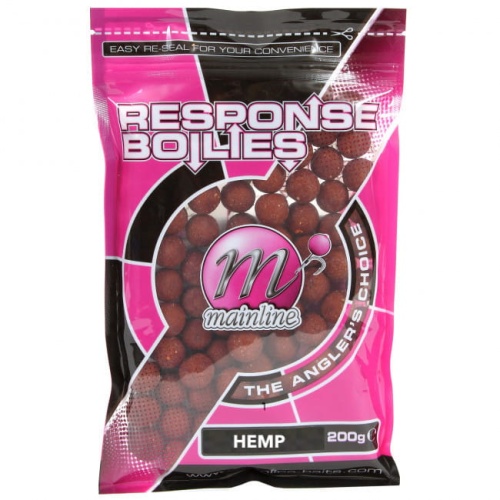 Kulki proteinowe Mainline Response Shelf Life Boilies / Hemp / ∅ 10 mm / 200 g / *M01005* sklep wędkarski makarfish 1