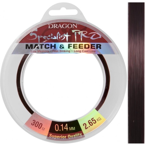 Żyłka Dragon Specialist Pro Match &amp; Feeder / 0,20 mm / 5,70 kg / 300 m / *31-09-020* sklep wędkarski makarfish