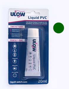 Łatka w płynie Ulow Liquid PVC / Zielony / 20 ml / pontony, wodery, neopreny / *ULZI*