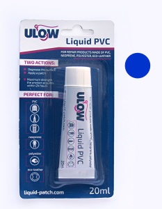 Łatka w płynie Ulow Liquid PVC / Niebieski / 20 ml / pontony, wodery, neopreny / *ULNI*