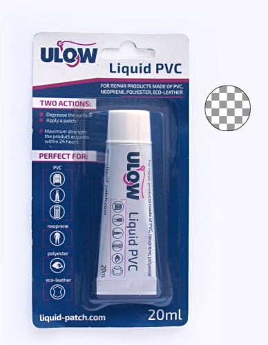 Łatka w płynie Ulow Liquid PVC / Transparentny / 20 ml / pontony, wodery, neopreny / *ULTR* sklep wędkarski makarfish 1