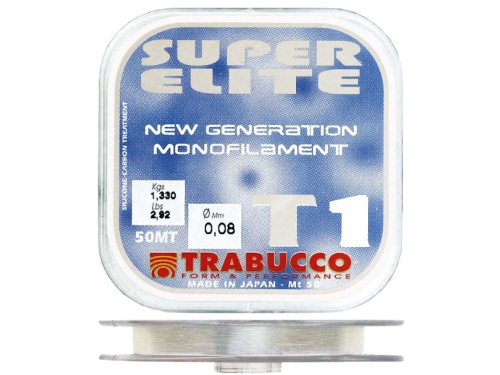 Żyłka Trabucco Super Elite T1 / 0,05 mm / 0,62 kg / 50 m / *058-50-050* sklep wędkarski Makarfish 1