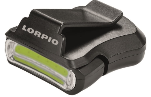 Latarka LED COB z klipsem na daszek Lorpio / 28 g / *73-300-002* sklep wędkarski makarfish 1