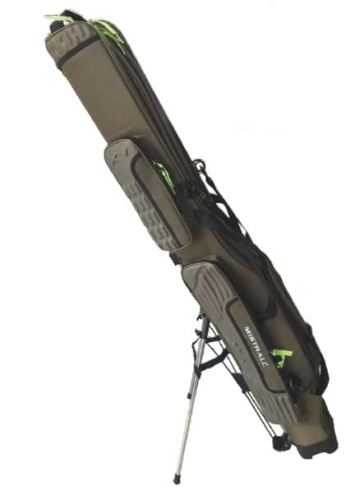 Pokrowiec 3 komorowy Mistrall / sztywny / ze stelażem / 160 cm / *AM-6009294* sklep wędkarski Makarfish