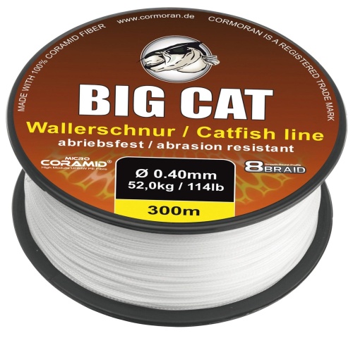 Plecionka sumowa Cormoran Big Cat Catfish Line / 0,40 mm / 52 kg / 300 m /  *78-03041* sklep wędkarski makarfish