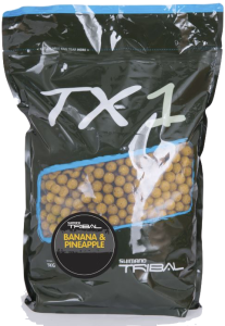Kulki proteinowe Shimano TX1 / Banana & Pineapple / ∅ 15 mm / 5 kg / *TX1BPB155000*