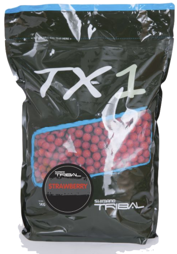 Kulki proteinowe Shimano TX1 / Strawberry / ∅ 20 mm / 5 kg / *TX1SBB205000* sklep wędkarski makarfish 1