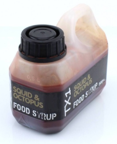 Booster Shimano TX1 Food Syrup / Squid &amp; Octopus / 500 ml / *TX1SOLA500* sklep wędkarski makarfish