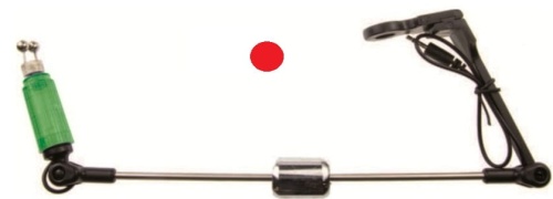Sygnalizator brań, Swinger Mistrall / Podświetlany LED / Czerwony / *AM-6008295-R* sklep wędkarski Makarfish