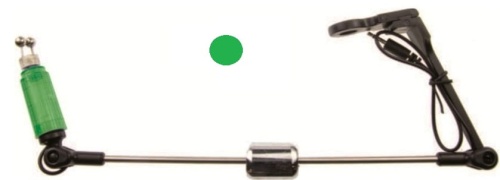 Sygnalizator brań, Swinger Mistrall / Podświetlany LED / Zielony / *AM-6008298-G* sklep wędkarski Makarfish