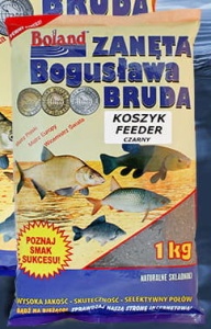 Zanęta Popularna Boland / Koszyk Feeder / czarny / 1kg / *