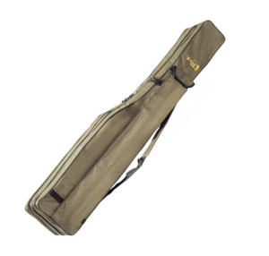 Pokrowiec na wędki Jaxon / 2 komory / 115 cm / brązowy / *UJ-XTD115*