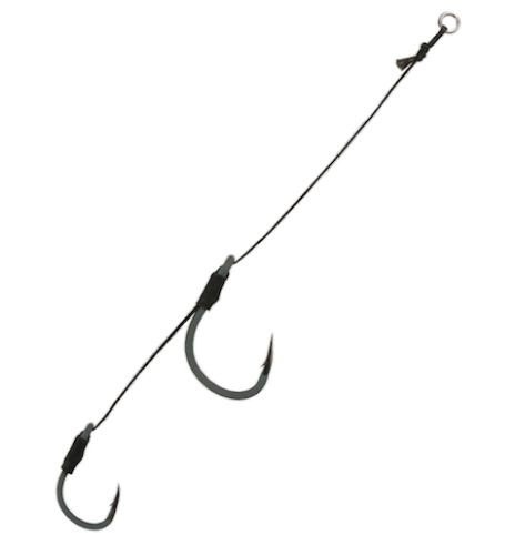 Przypon Madcat A-Static Clonk Teaser Rig / 100 kg / 22 cm / #10/0 + #8/0 / *52436* sklep wędkarski makarfish