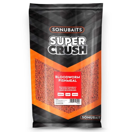 Zanęta Sonubaits Supercrush / Bloodworm Fishmeal / 2 kg / *S0770016* sklep wędkarski makarfish 1