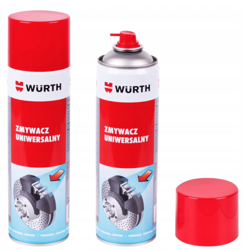 Zmywacz uniwersalny do serwisowania kołowrotków Wurth / 500 ml / 1 szt / *08901087* sklep wędkarski makarfish