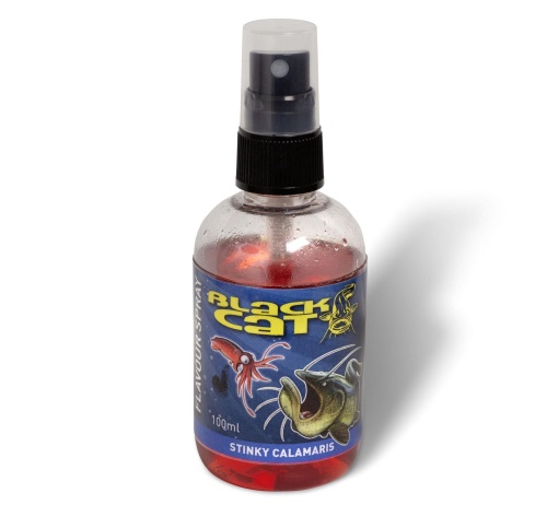 Sumowy aromat w sprayu Black Cat / Stinky Calamaris / 100ml / *3904003* sklep wędkarski makarfish