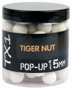 Kulki proteinowe Shimano TX1 Pop-Up Fluoro / Tiger Nut / ∅ 15 mm / 100 g / *TX1TNPU15100* 