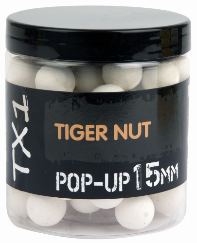 Kulki proteinowe Shimano TX1 Pop-Up Fluoro / Tiger Nut / ∅ 15 mm / 100 g / *TX1TNPU15100*  sklep wędkarski makarfish 1