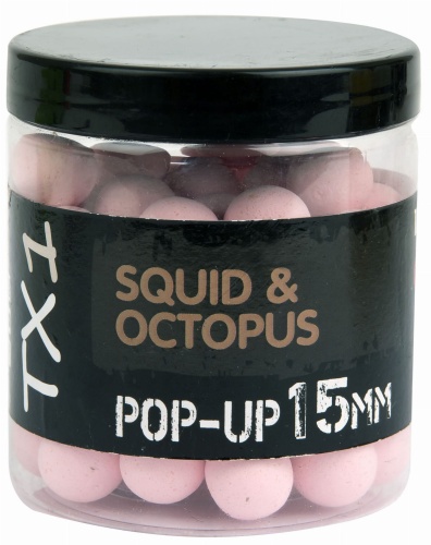 Kulki proteinowe Shimano TX1 Pop-Up Washed Out / Squid &amp; Octopus / ∅ 15 mm / 100 g / *TX1SOPU15100*  sklep wędkarski makarfish 1