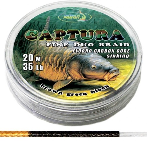 Leadcore bez metalowego rdzenia Katran Captura / Green / 20 lb / 20 m / *CAPTURA-20* sklep wędkarski makarfish 1