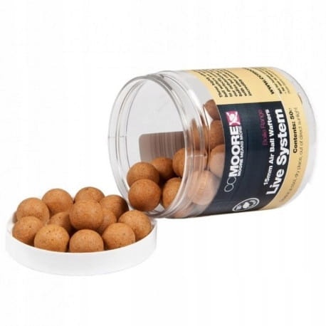Kulki proteinowe CC Moore Live System / Air Ball Wafters / ∅ 15 mm / 50 szt / *95127* sklep wędkarski makarfish