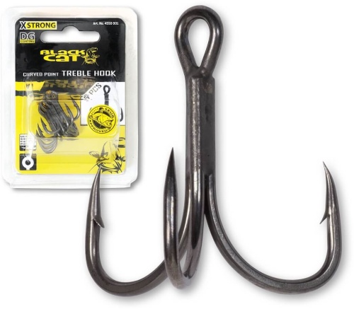 Kotwice sumowe Black Cat Curved Point DG / No 4/0 / 5 szt / *4550400* sklep wędkarski makarfish 1