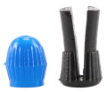 Stopery sumowe zaciskowe Makarfish Stoppers / XL / 10 szt / Niebiesko-Czarne / *MAK22103* sklep wędkarski makarfish 3