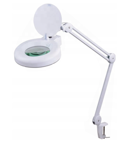 Lampa LED z lupą do serwisowania kołowrotków / 5 dioptrii / 60 Diod LED / *22189* sklep wędkarski makarfish 1