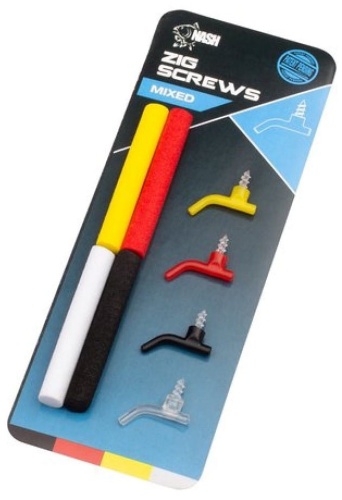 Zestaw do Zig Riga Nash Zig Screws Mixed/ Mix / 4 + 4 / *T7840* sklep wędkarski makarfish