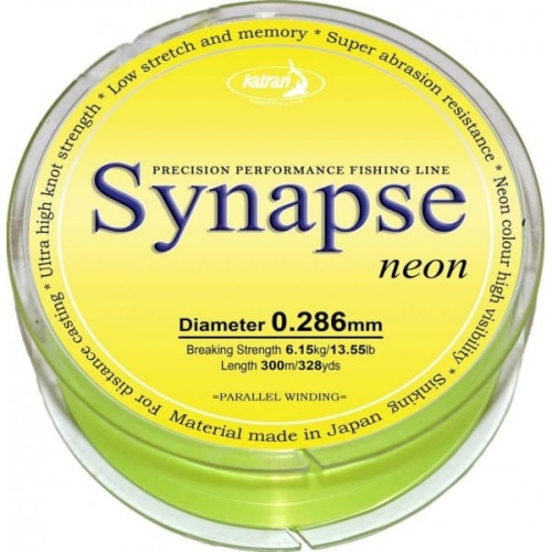 Żyłka Katran Synapse Neon / ∅ 0,286 mm / 300 m / 6,15 kg / *189401* sklep wędkarski makarfish 1