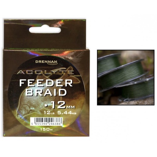 Plecionka Drennan Acolyte Feeder Braid X8 / ∅ 0,12 mm / 5,44 kg / 150 m / *LCAFB120* sklep wędkarski makarfish 1