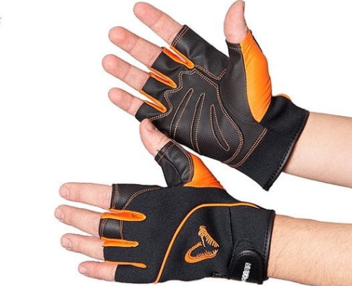 Rękawiczki Neoprenowe Savage Gear Protec Glow / roz. L / *43849* sklep wędkarski makarfish 1