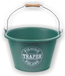 Wiadro z uchwytem Traper / 17 litrów / Zielone / *23000*
