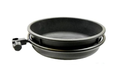 Miska z obręczą do siedziska Mistrall / ∅ 38 cm / ∅ 25 mm / czarna / *AM-6009427* sklep wędkarski Makarfish
