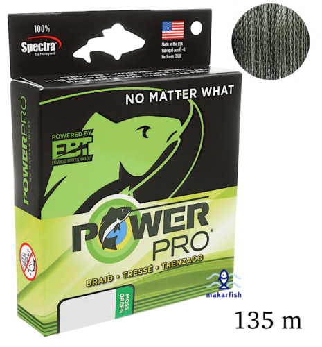Plecionka Power Pro / Moss Green / ∅ 0,28 mm / 135 m / 20 kg / *PPBI13528MG* sklep wędkarski makarfish