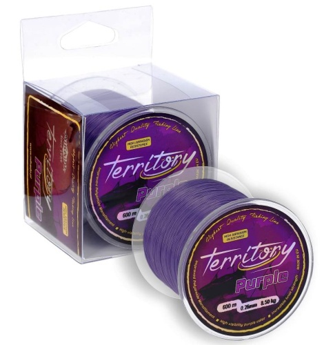 Żyłka Mikado Territory Purple / fioletowa / ∅ 0,28 mm / 9,50 kg / 600 m / *ZTPUR6-028* sklep wędkarski Makarfish