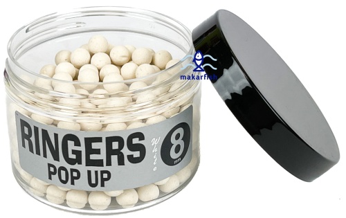 Kulki proteinowe Ringers Pop Up / White Shellfish / ∅ 8 mm / 150 ml / *PRNG36* sklep wędkarski makarfish