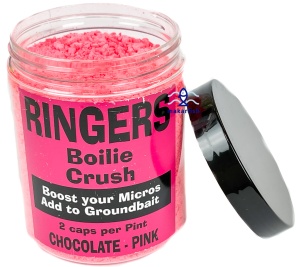 Kruszone kulki Ringers Crush Boilie / Chocolate Pink / 300 ml / *PRNG102*