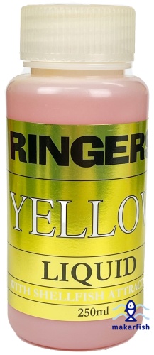 Atraktor Ringers Liquid / Yellow Shellfish/ 250 ml / *PRNG45* sklep wędkarski makarfish