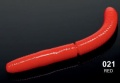 Guma Libra Lures Fatty D'Worm / 65 mm / 021 - Red / Kryll / 10 szt /  sklep wędkarski Makarfish 1