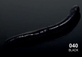 Guma Libra Lures Fatty D'Worm / 65 mm / 040 - Black / Kryll / 10 szt /  sklep wędkarski Makarfish 1
