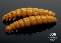 Guma Libra Lures Larva / 35 mm / 036 - Coffee Milk / Kryll / 12 szt / sklep wędkarski Makarfish 1