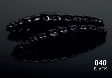 Guma Libra Lures Larva / 35 mm / 040 - Black / Kryll / 12 szt / sklep wędkarski Makarfish 1