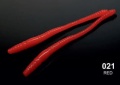 Guma Libra Lures Dying Worm / 70 mm / 021 - Red / Kryll / 15 szt / sklep wędkarski Makarfish 1