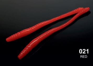 Guma Libra Lures Dying Worm / 70 mm / 021 - Red / Kryll / 15 szt / sklep wędkarski Makarfish 1
