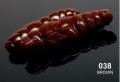 Guma Libra Lures Largo / 30 mm / 038 - Brown / Ser / 12 szt / sklep wędkarski Makarfish 1