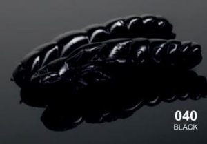 Guma Libra Lures Largo / 30 mm / 040 - Black  / Ser / 12 szt /