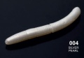 Guma Libra Lures Fatty D'Worm / 65 mm / 004 - Silver Pearl / Ser / 10 szt / sklep wędkarski Makarfish 1