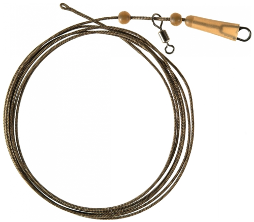 Przypon karpiowy ESP / Leadcore / Helicopter Rigs / Szary / 3 szt / 1,5 m / *65-211-004* sklep wędkarski Makarfish 1
